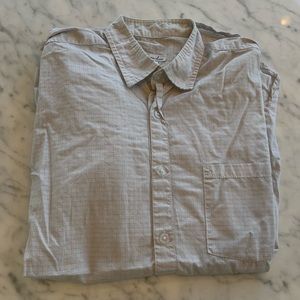 Steven Alan Gray Small Plaid Button Down Shirt